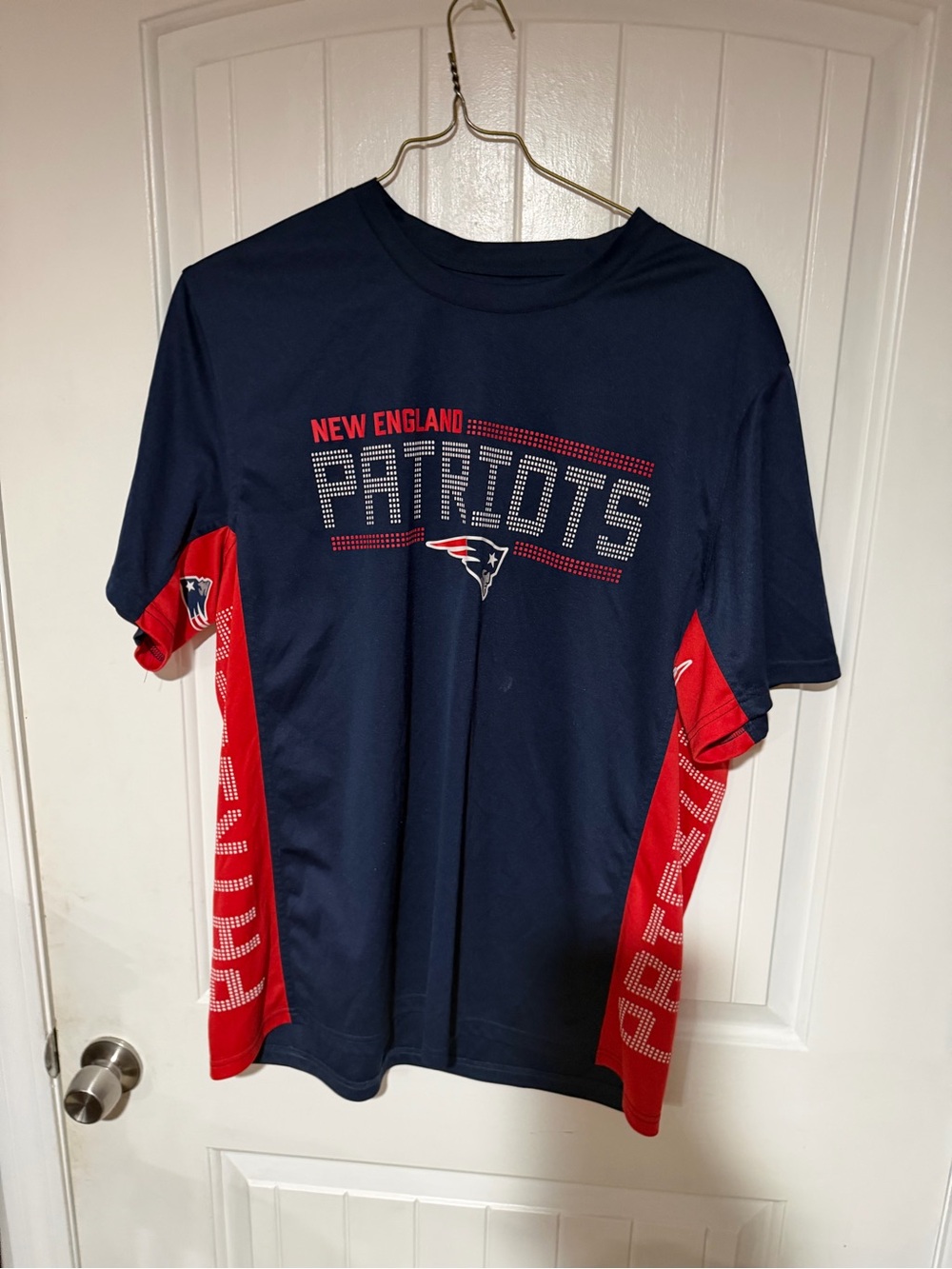 Navy & Red Short Sleeve Tee